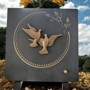 Plaque Funéraire personnalisable - Colombes