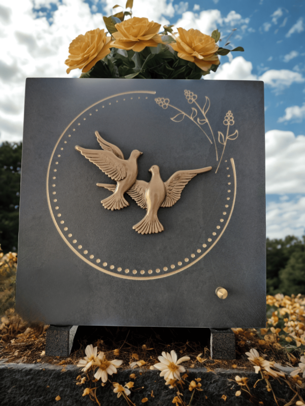 Plaque Funéraire personnalisable - Colombes